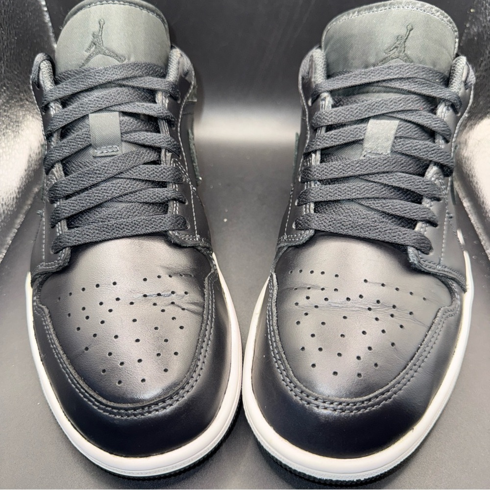 Size 8 - Air Jordan 1 SE Low Black Elephant. FB9907-001, Clean, No Box, Good